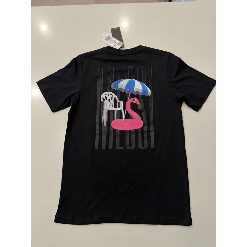 Adidas Messi Graphic T-Shirt Black JM8946 Boys Large NWT